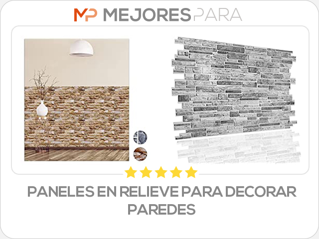 paneles en relieve para decorar paredes