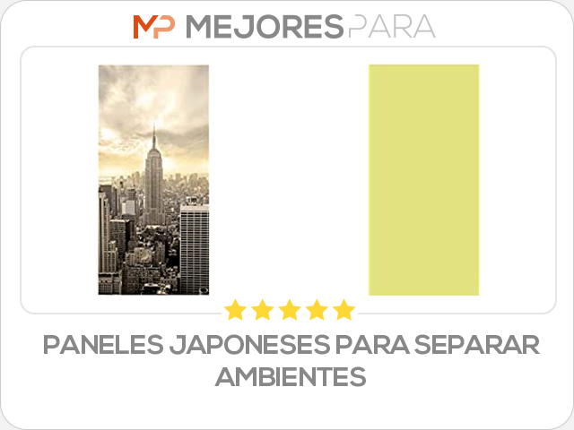 paneles japoneses para separar ambientes