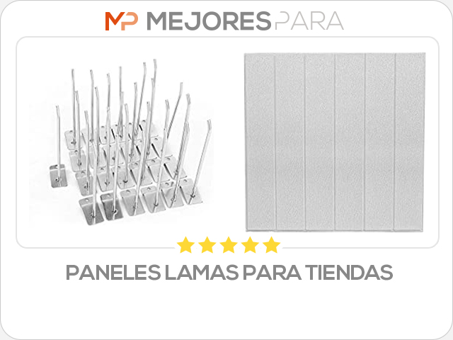 paneles lamas para tiendas