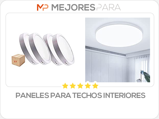 paneles para techos interiores