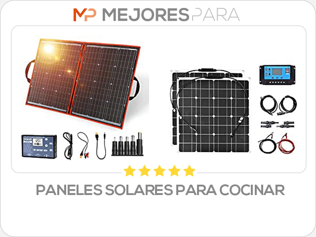 paneles solares para cocinar