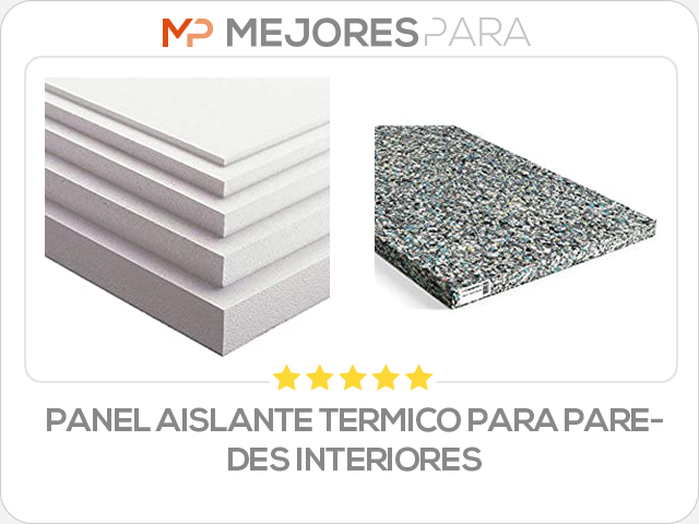 panel aislante termico para paredes interiores