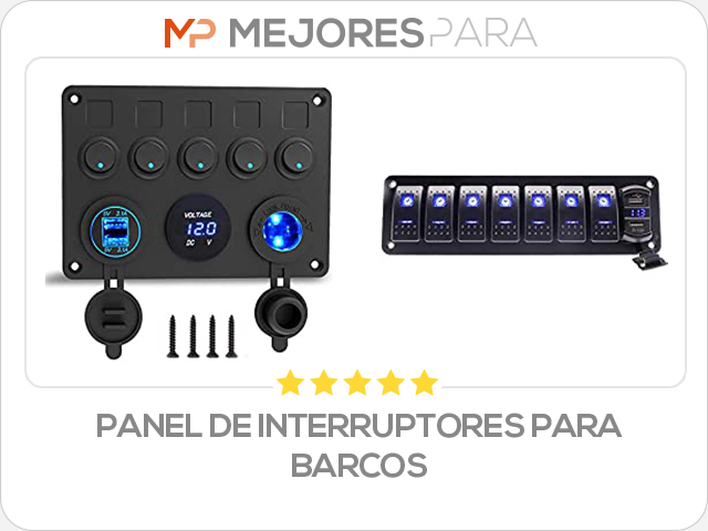 panel de interruptores para barcos