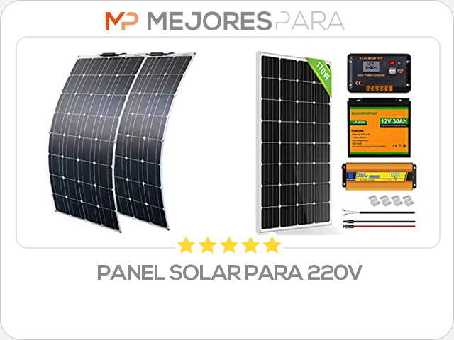 panel solar para 220v