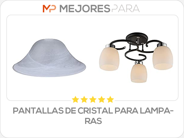 pantallas de cristal para lamparas