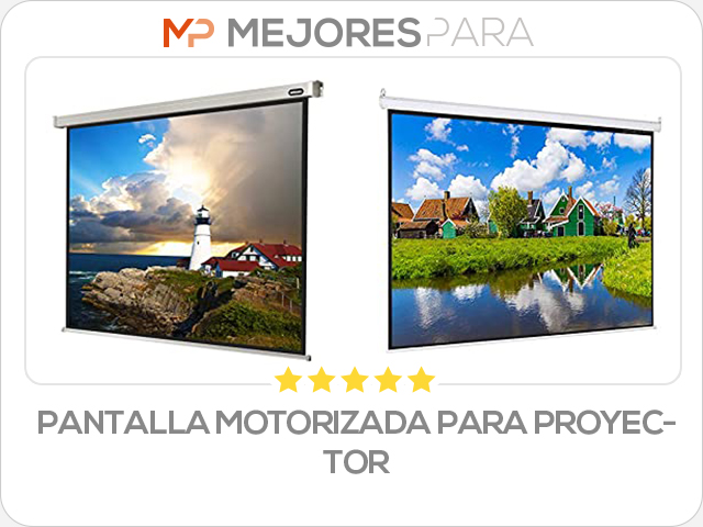 pantalla motorizada para proyector