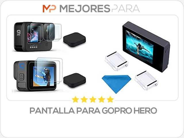 pantalla para gopro hero