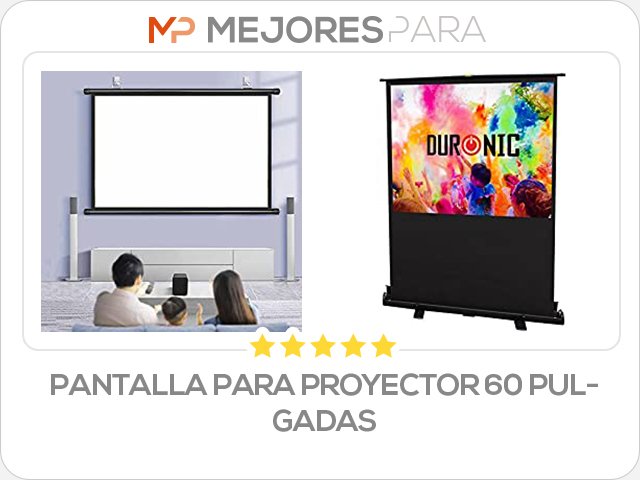 pantalla para proyector 60 pulgadas