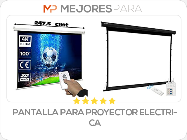 pantalla para proyector electrica