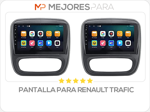 pantalla para renault trafic