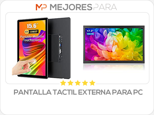 pantalla tactil externa para pc