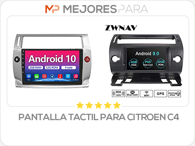 pantalla tactil para citroen c4