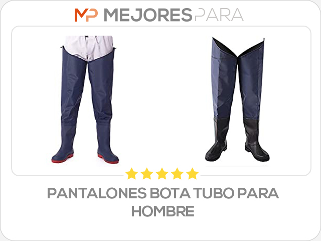 pantalones bota tubo para hombre