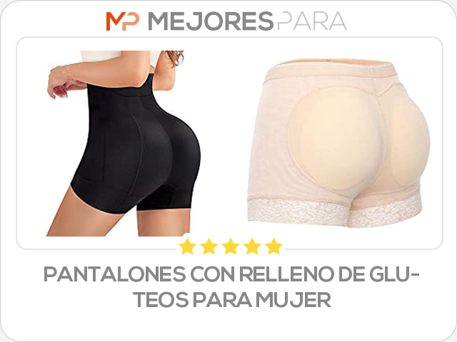 pantalones con relleno de gluteos para mujer