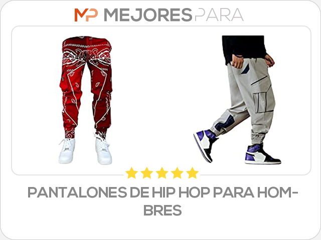 pantalones de hip hop para hombres