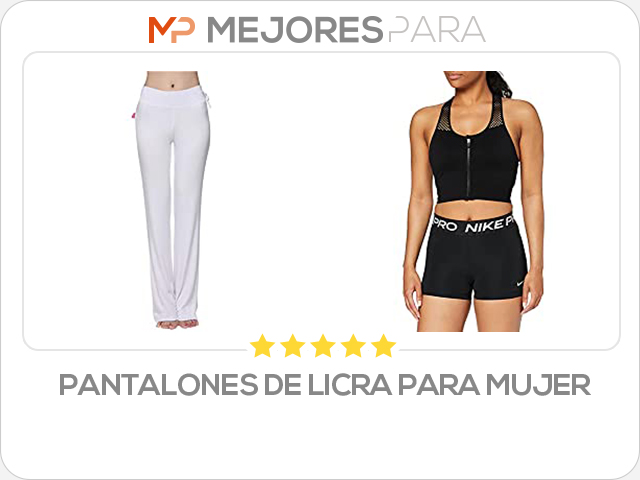 pantalones de licra para mujer