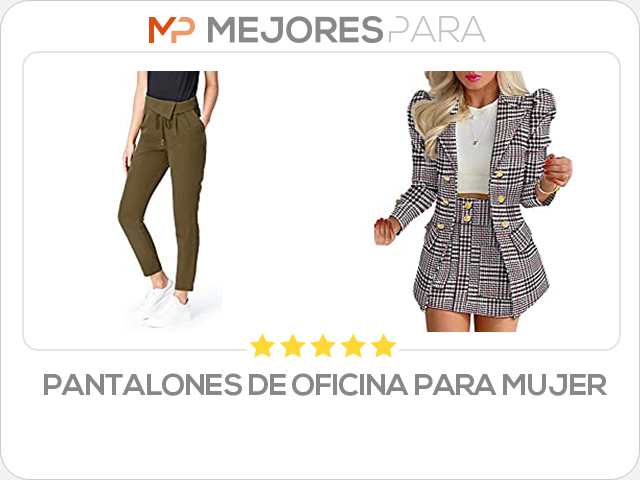 pantalones de oficina para mujer