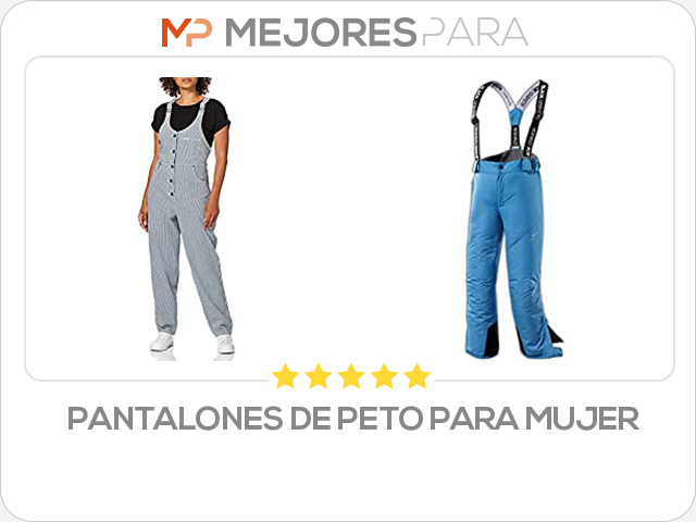 pantalones de peto para mujer