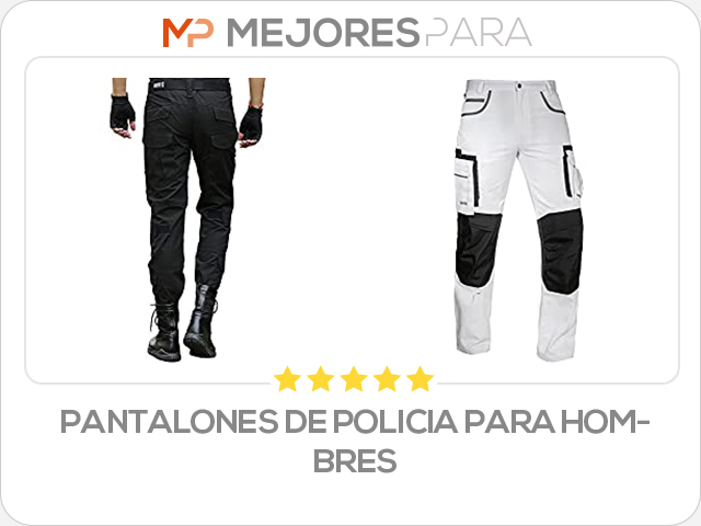 pantalones de policia para hombres