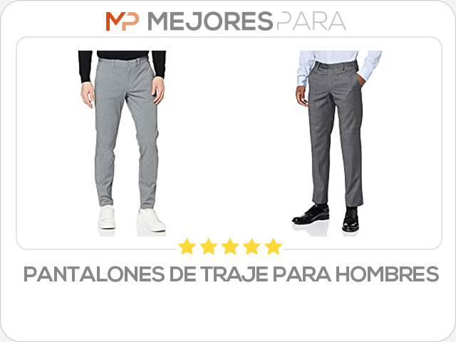 pantalones de traje para hombres