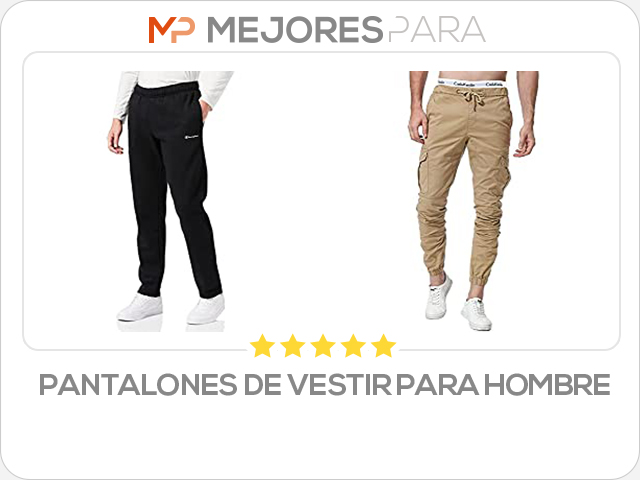 pantalones de vestir para hombre