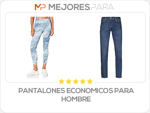 pantalones economicos para hombre