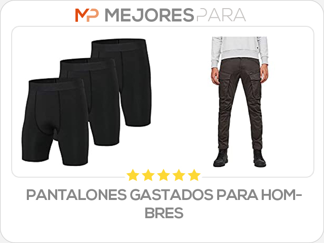 pantalones gastados para hombres