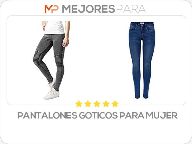 pantalones goticos para mujer