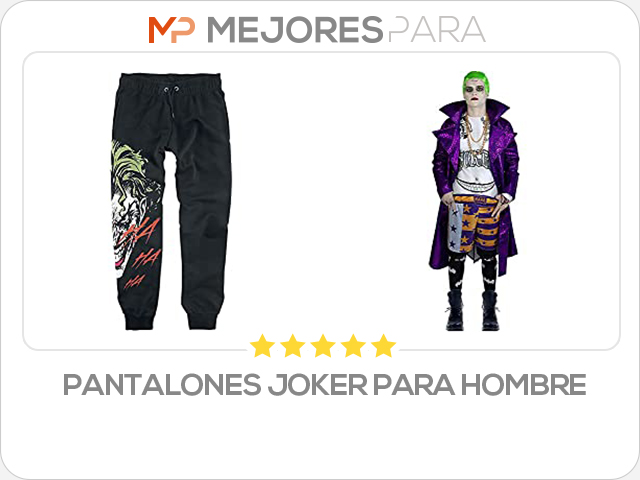 pantalones joker para hombre