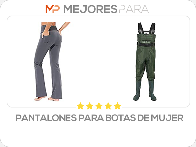 pantalones para botas de mujer