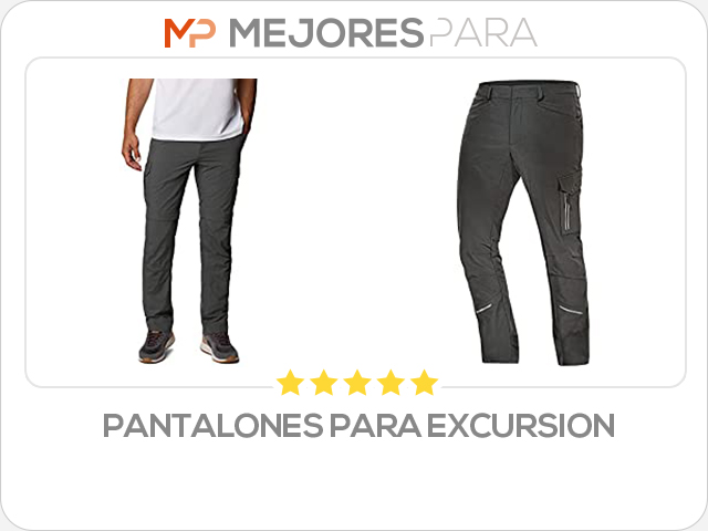 pantalones para excursion