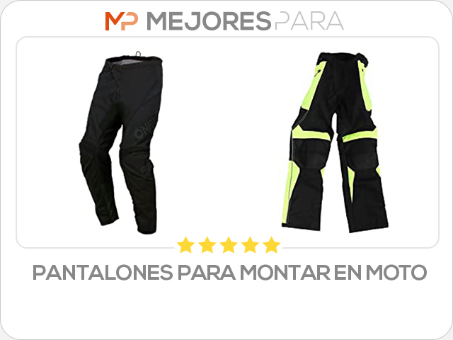 pantalones para montar en moto