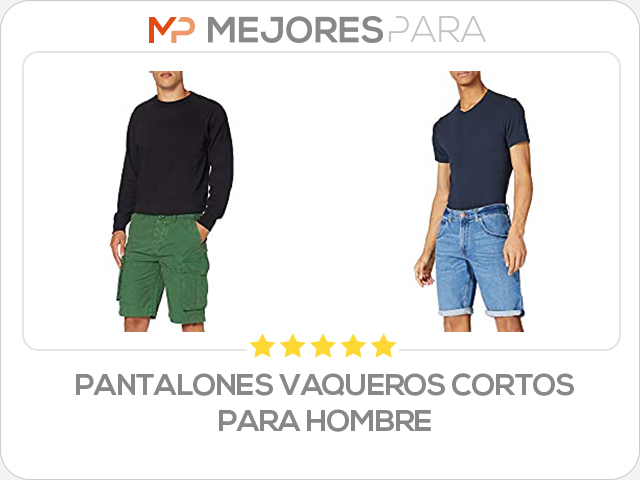 pantalones vaqueros cortos para hombre