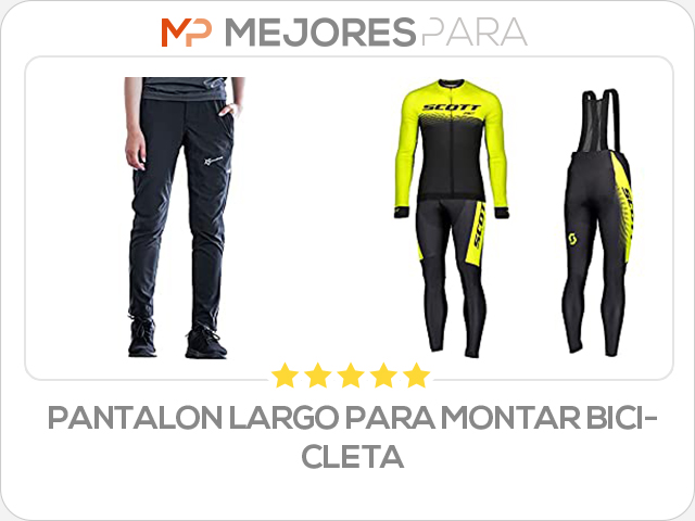 pantalon largo para montar bicicleta