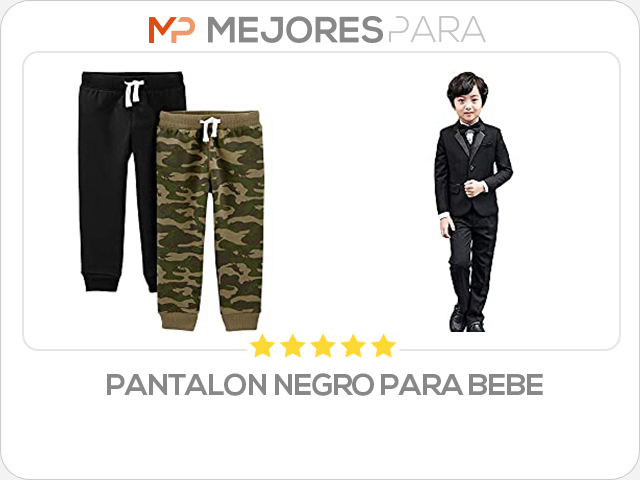 pantalon negro para bebe