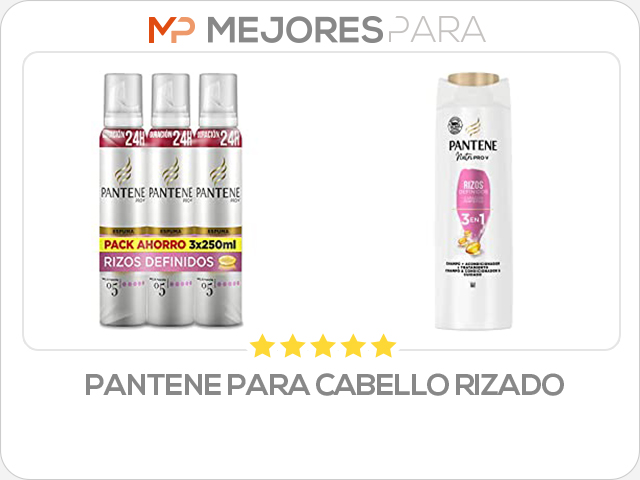 pantene para cabello rizado