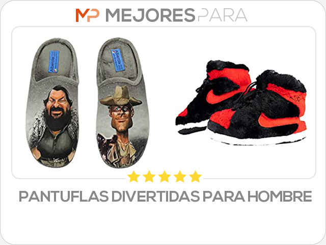 pantuflas divertidas para hombre