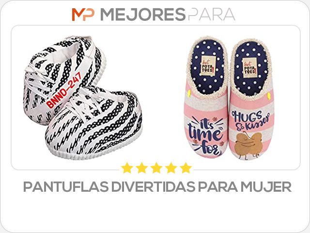 pantuflas divertidas para mujer