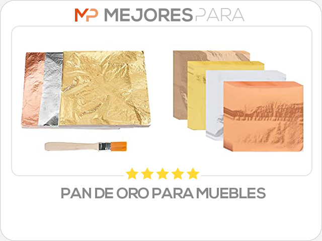 pan de oro para muebles