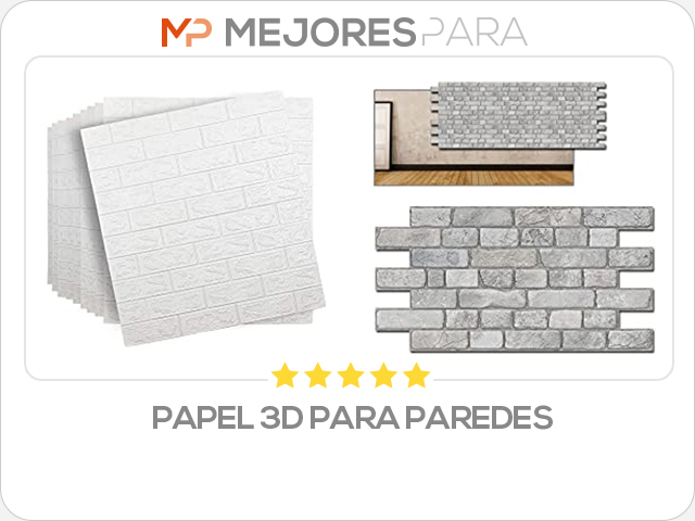 papel 3d para paredes