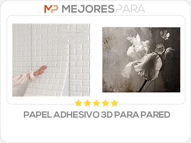 papel adhesivo 3d para pared