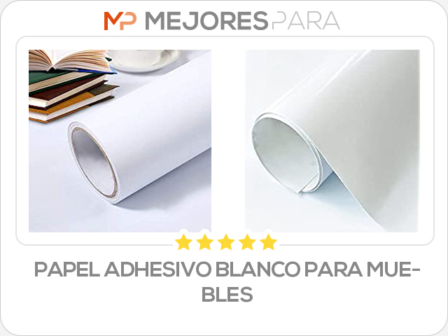 papel adhesivo blanco para muebles