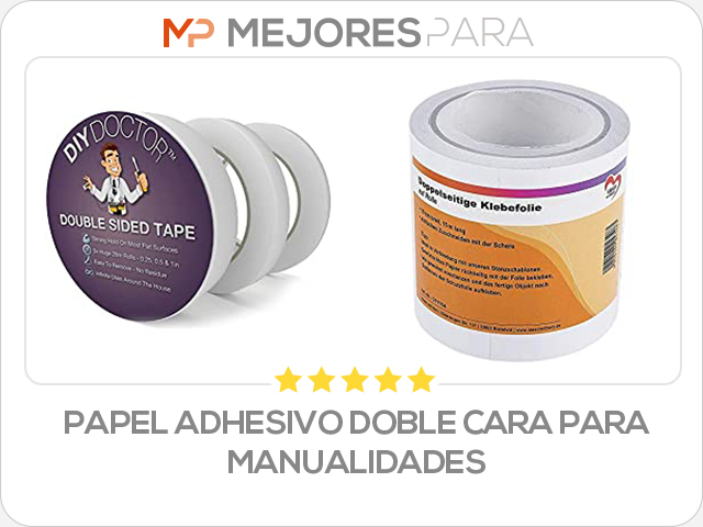 papel adhesivo doble cara para manualidades