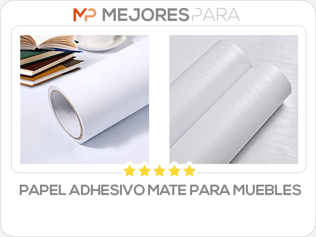 papel adhesivo mate para muebles