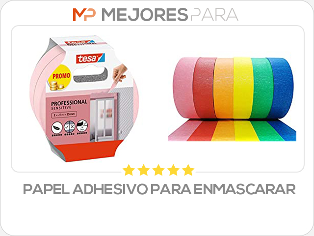 papel adhesivo para enmascarar