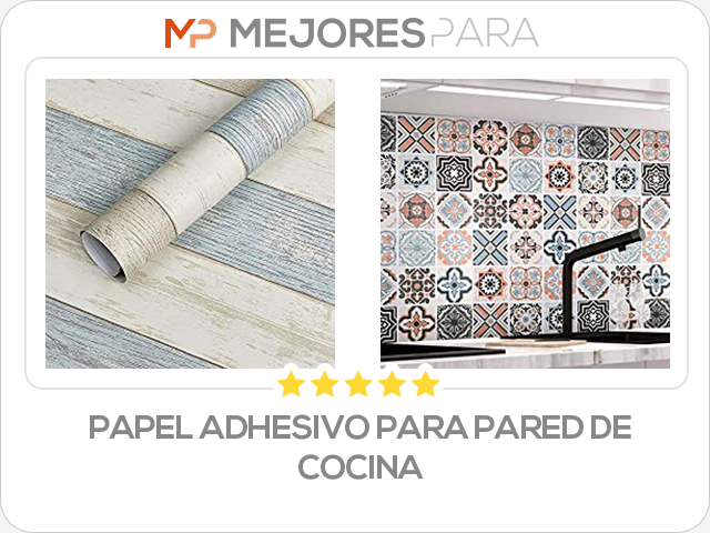 papel adhesivo para pared de cocina