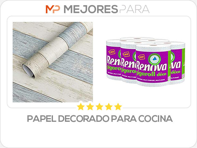 papel decorado para cocina