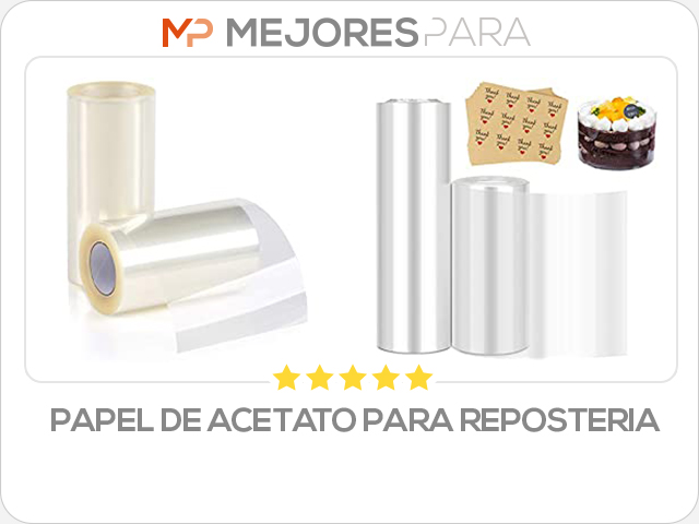 papel de acetato para reposteria