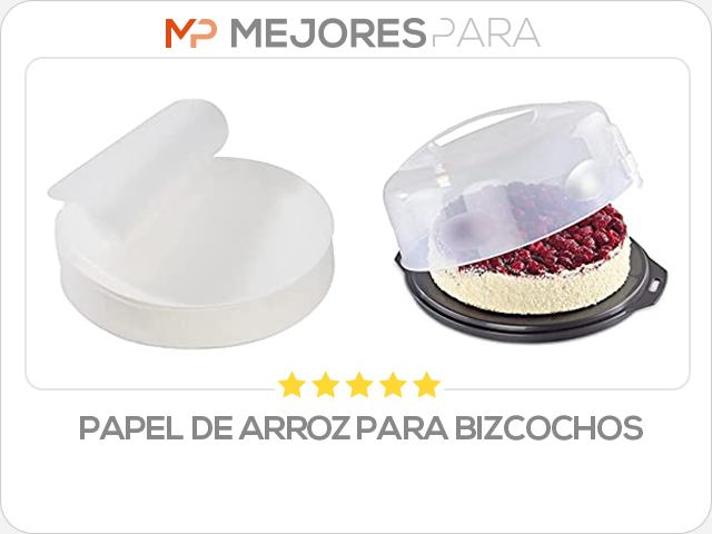 papel de arroz para bizcochos