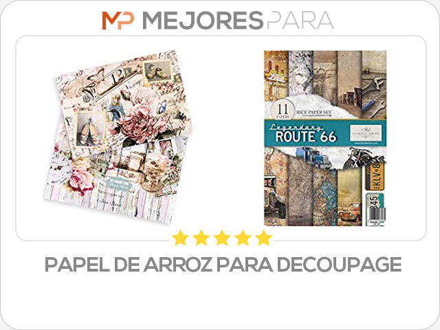 papel de arroz para decoupage